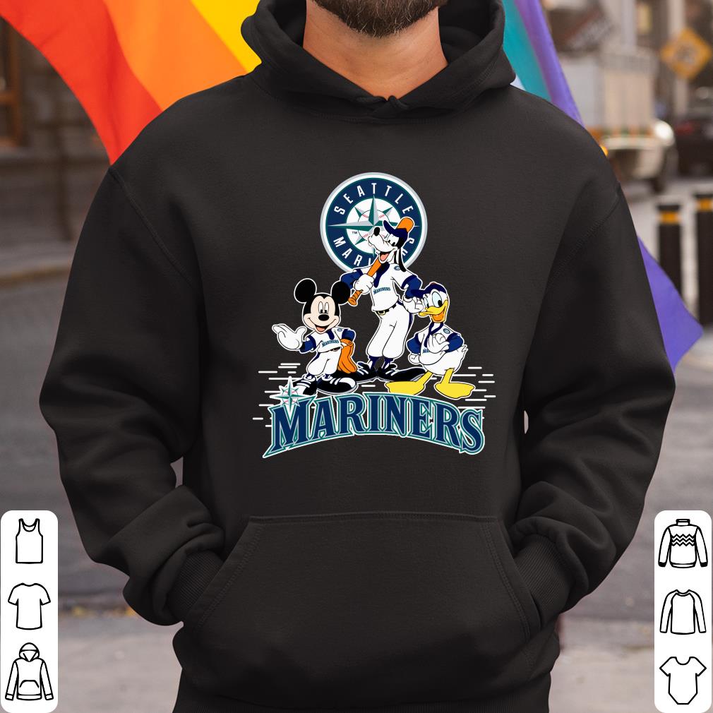 Walt Disney Mickey Mouse Goofy Donald Duck Seattle Mariners Shirt 4 Walt Disney Mickey Mouse Goofy Donald Duck Seattle Mariners Hoodie