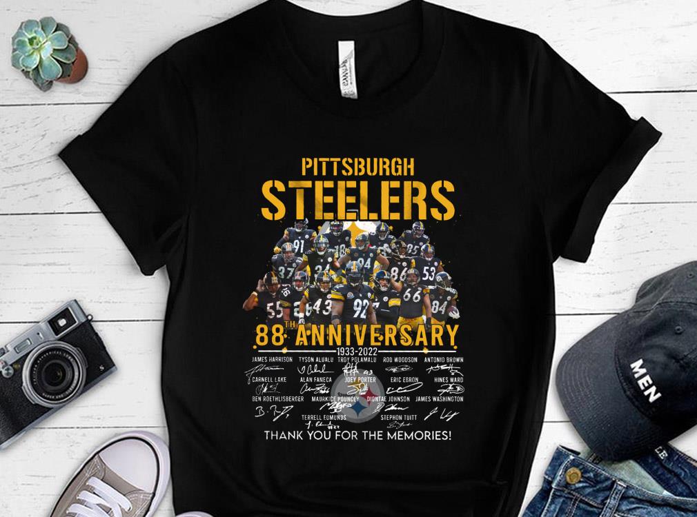 88th Anniversary Pittsburgh Steelers Thank You For The Memories Shirt