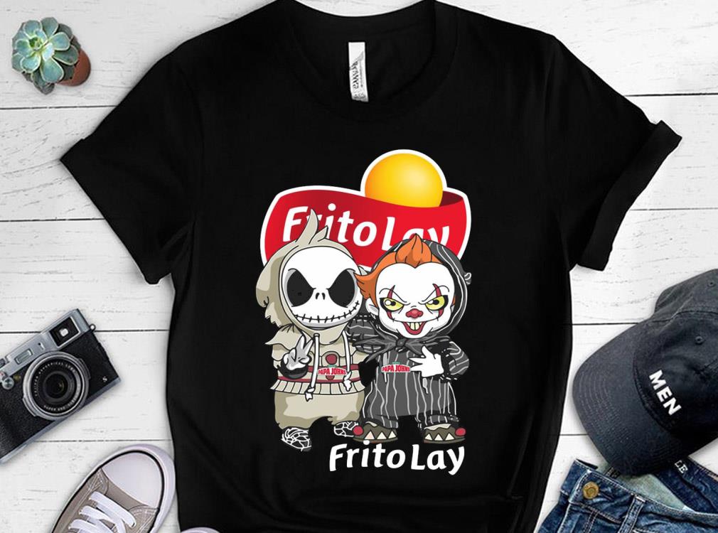 Baby Jack Skellington Shirt, Baby Pennywise Shirt, Baby Jack Skellington and Pennywise Frito Lay Shirt