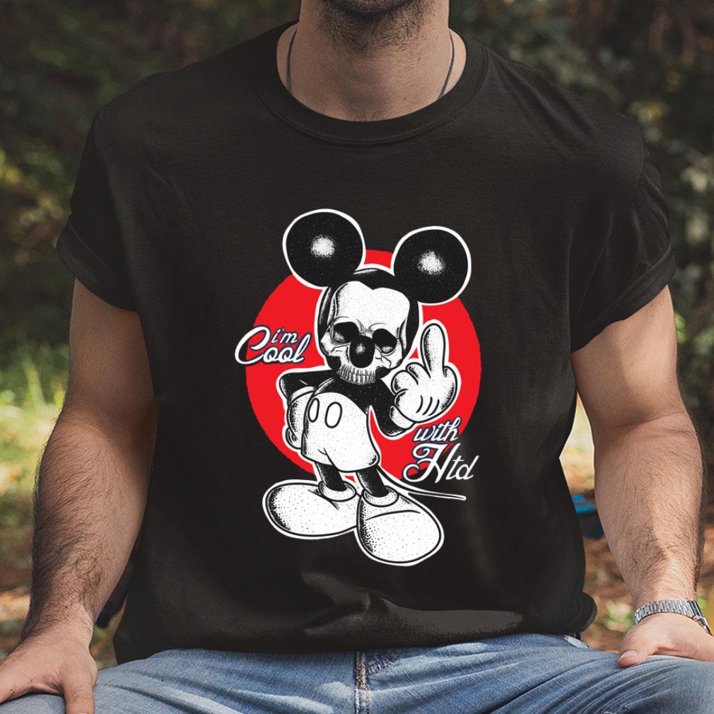 Mickey Skull Fuck You Shirt, Skeleton Mickey Mouse Hands Fuck Shirt