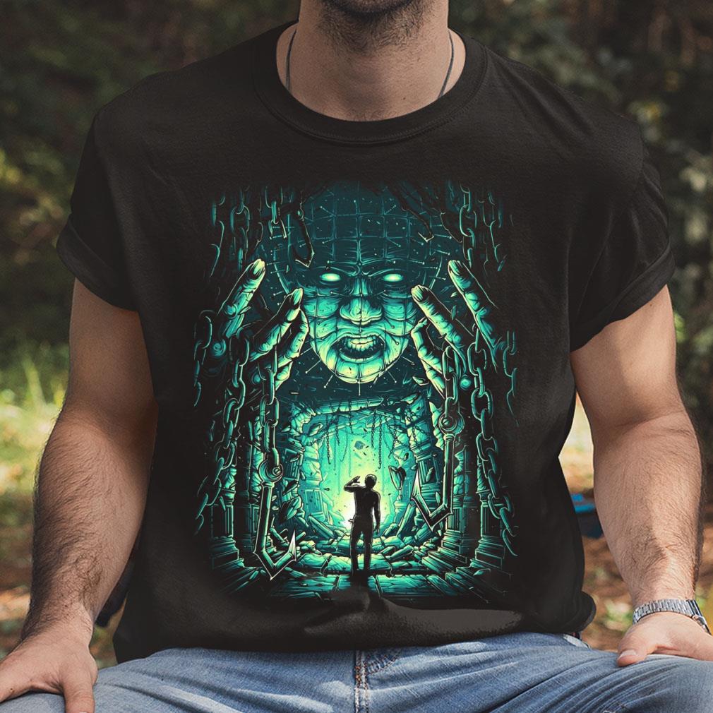 Pinhead Halloween Shirt, Pinhead Hellraiser Graphic Tee Shirt, Lead Cenobite Shirt, Hell Priest Shirt 4 Pinhead Halloween Shirt, Pinhead Hellraiser Graphic Tee Shirt, Lead Cenobite Shirt, Hell Priest Shirt