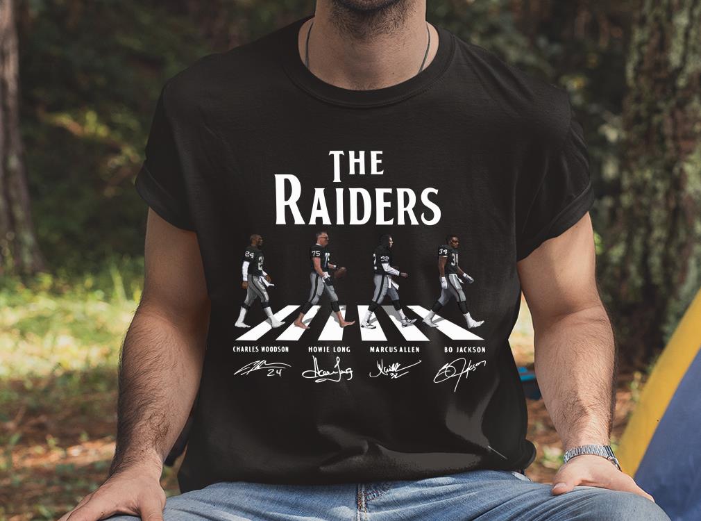 The Las Vegas Raiders Shirt, The Raiders Abbey Road Signature Shirt 4 The Las Vegas Raiders Shirt, The Raiders Abbey Road Signature Shirt
