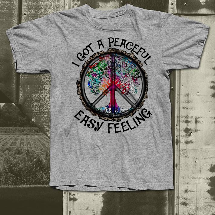 Hippie tree I got a Peaceful Easy feeling shirt Hippie tree I got a Peaceful Easy feeling shirt 4 - Hippie tree I got a Peaceful Easy feeling shirt