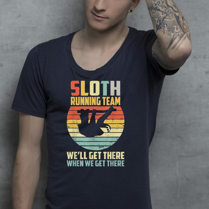 Sloth Running Team shirt 4 - Sloth Running Team shirt