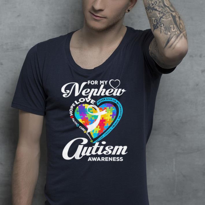 Supporting My Nephew Autism Awareness shirt 4 - Supporting My Nephew Autism Awareness shirt