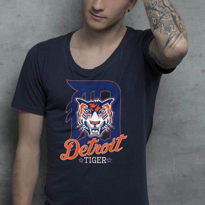 Tiger Face Wild Animal Detroit Michigan Baseball shirt 4 - Tiger Face Wild Animal Detroit Michigan Baseball shirt
