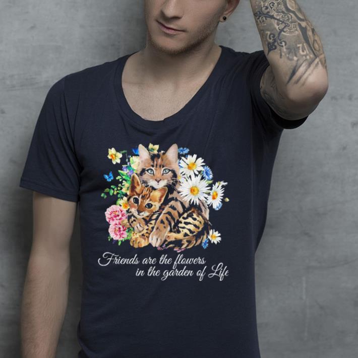Cat Flower Friend shirt 4 - Cat Flower Friend shirt
