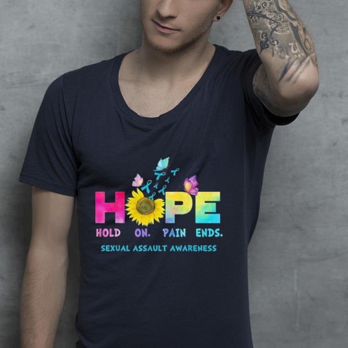 Hope Sexual Assault Ribbon Awareness shirt 4 - Hope Sexual Assault Ribbon Awareness shirt