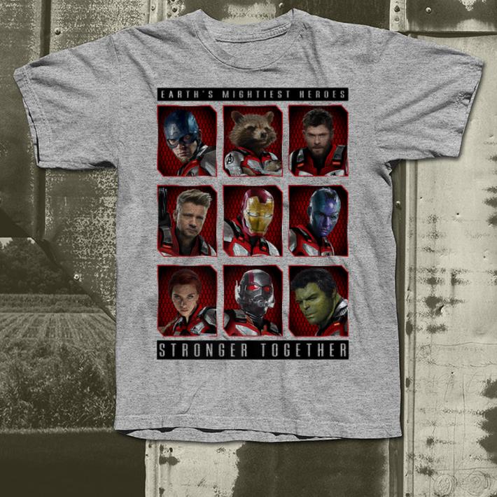 Marvel Avengers Endgame Mightiest Heroes Stack shirt 4 - Marvel Avengers Endgame Mightiest Heroes Stack shirt