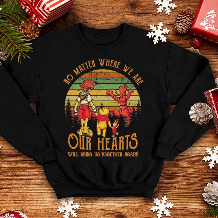 My Friends Tigger Pooh No matter where we are our hearts sunset shirt 4 - My Friends Tigger & Pooh No matter where we are our hearts sunset shirt