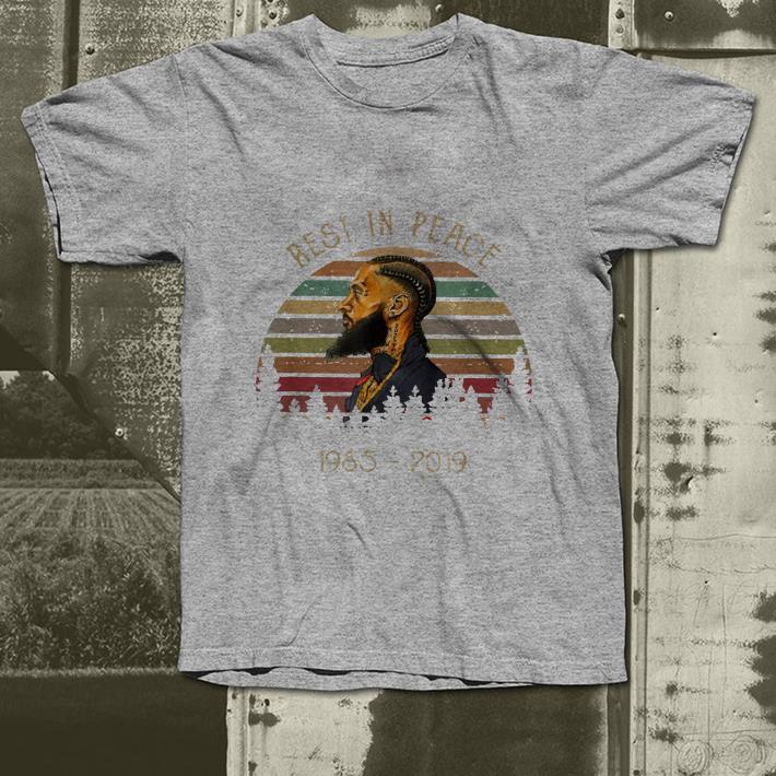 Rip Nipsey Hussle rest in peace 1985 2019 shirt 4 - Rip Nipsey Hussle rest in peace 1985 - 2019 shirt