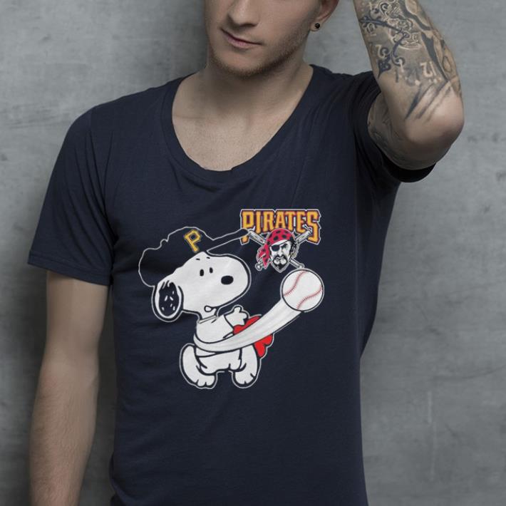 Snoopy Play Baseball Pirates Team shirt 4 - Snoopy Play Baseball Pirates Team shirt