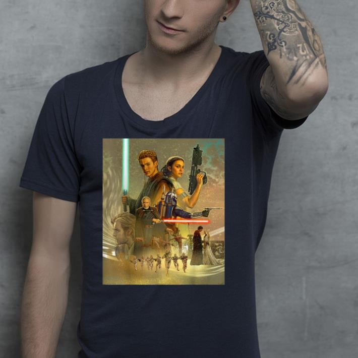 Star Wars Celebration Mural Attack of the Clones shirt 4 - Star Wars Celebration Mural Attack of the Clones shirt