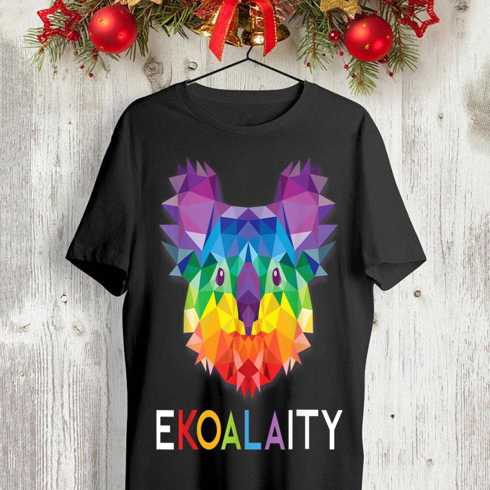 55 1 4 - Koala Rainbow Gay Pride shirt