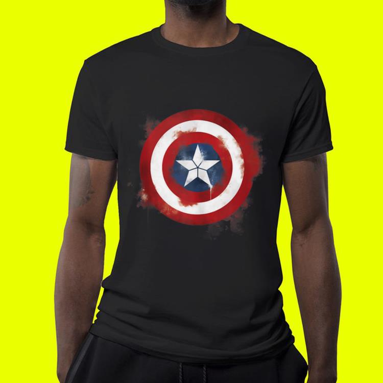 Marvel Avengers Endgame Spray Paint Captain America shirt 4 - Marvel Avengers Endgame Spray Paint Captain America shirt