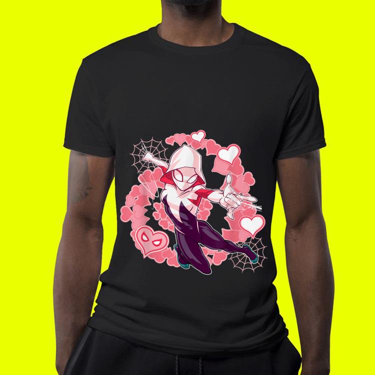Marvel Spider Man Into the Spider Verse Gwen Stacy Hearts shirt 4 - Marvel Spider Man Into the Spider Verse Gwen Stacy Hearts shirt