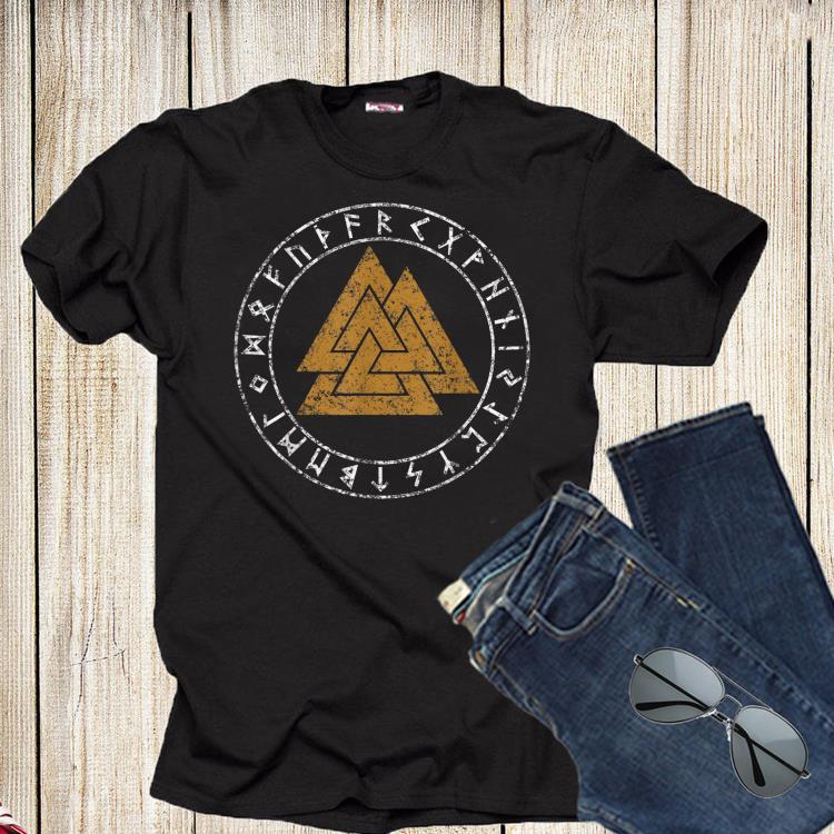 Valknut Odin s Knot Norse shirt 1 - Valknut Odin's Knot Norse shirt
