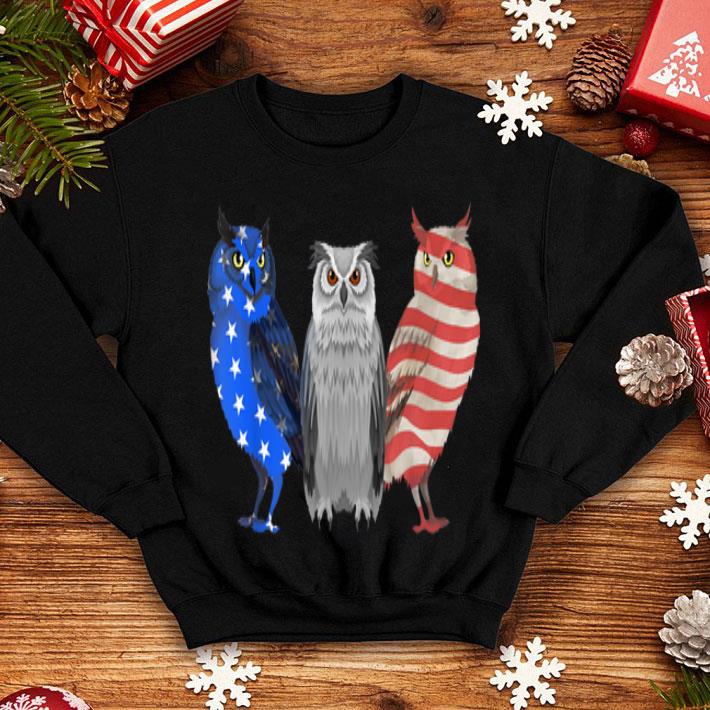 American Owl 4th Of July Party USA Flag shirt 4 - American Owl 4th Of July Party USA Flag shirt