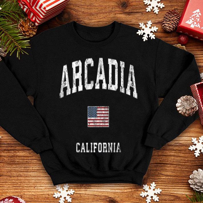 Arcadia California Ca Vintage American Flagports shirt 4 - Arcadia California Ca Vintage American Flagports shirt