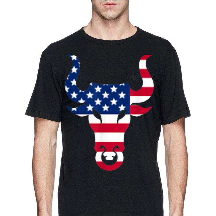 Brahma Bull Head American Flag Graphic Usa shirt 4 1 - Brahma Bull Head American Flag Graphic Usa shirt