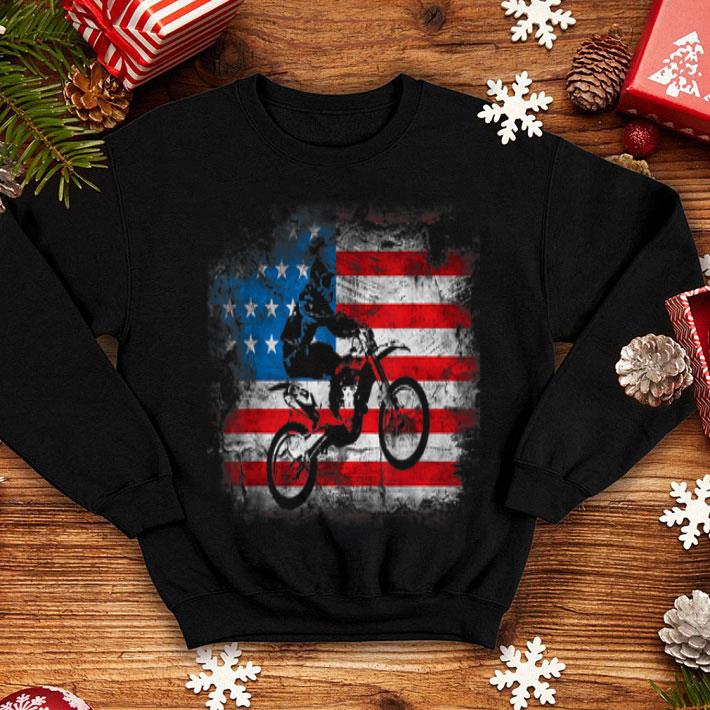 Dirt Bike American Flag 4th of july shirt 4 - Dirt Bike American Flag 4th of july shirt