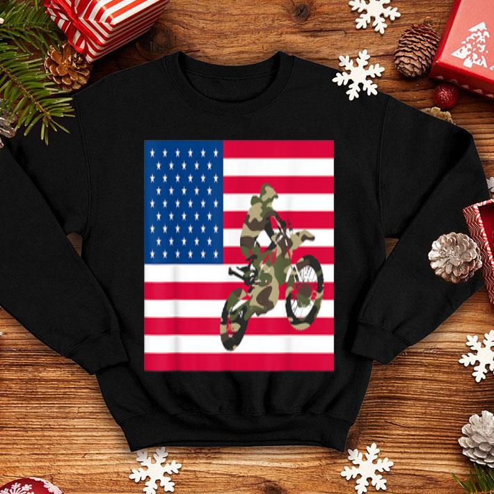 Dirt Bike American Flag Camo Silhouette 4th of July shirt 4 - Dirt Bike American Flag Camo Silhouette 4th of July shirt