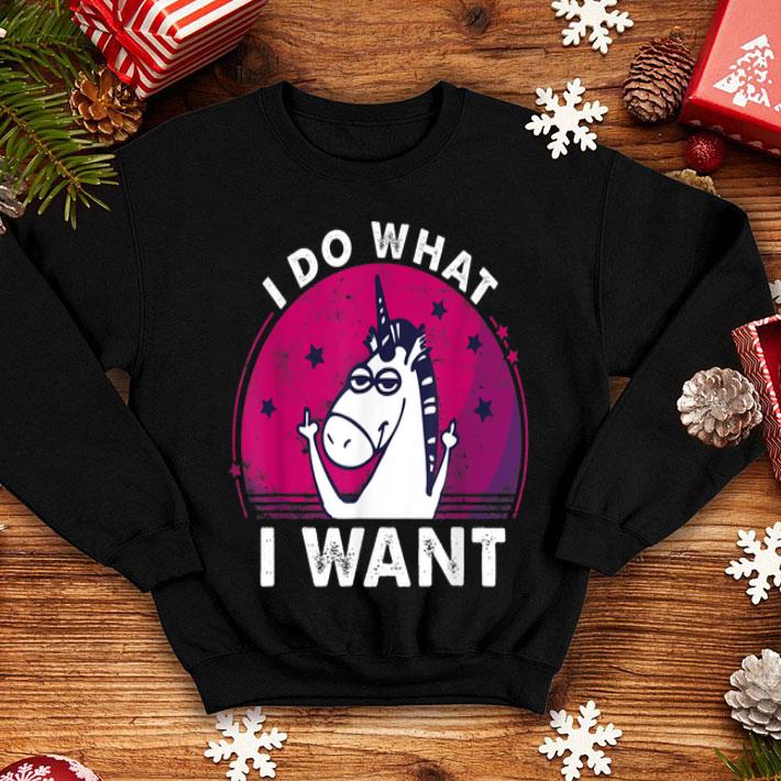 I Do What I Want Middle Finger Unicorn shirt 4 - I Do What I Want Middle Finger Unicorn shirt