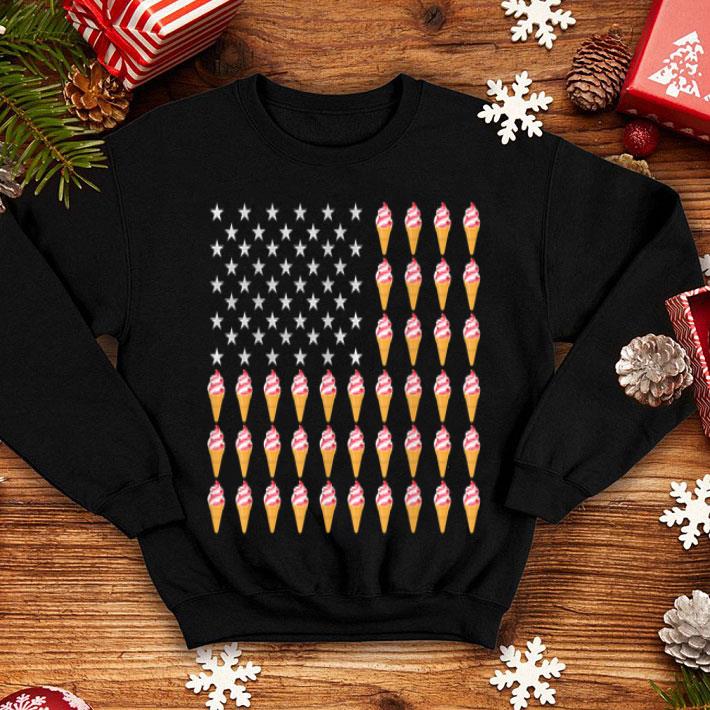 Ice Cream American Flag Apparel for 4th of the July shirt 4 - Ice Cream American Flag Apparel for 4th of the July shirt