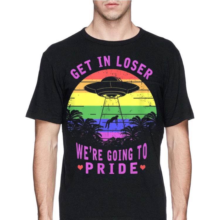 LGBT Gay Pride Parade Rainbow Ufo Alien Abduction shirt 4 - LGBT Gay Pride Parade Rainbow Ufo Alien Abduction shirt