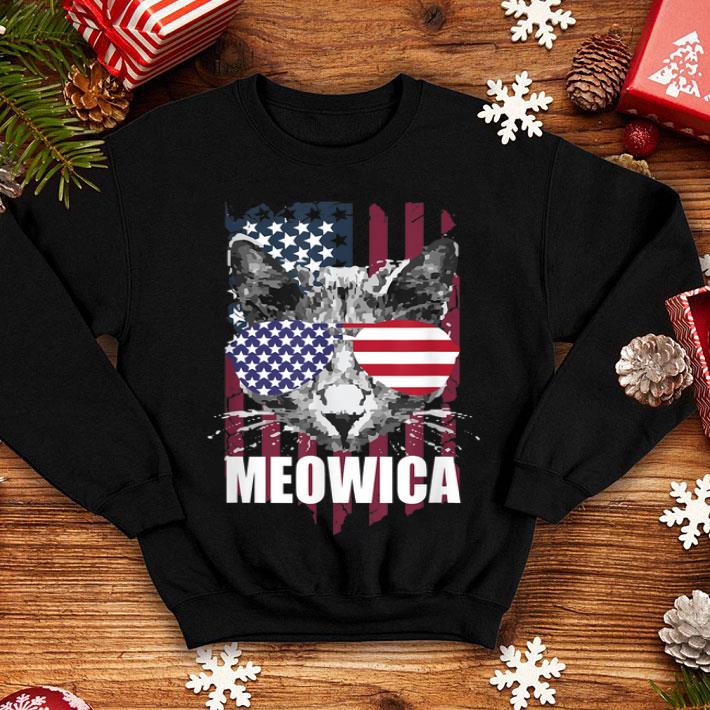 Meowica Cat America Patriotic 4th Of July shirt 4 - Meowica Cat America Patriotic 4th Of July shirt