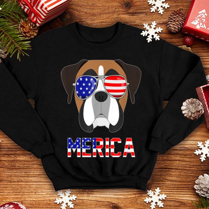 Merica Boxer 4th Of July Patriotic dog shirt 4 - Merica Boxer 4th Of July Patriotic dog shirt