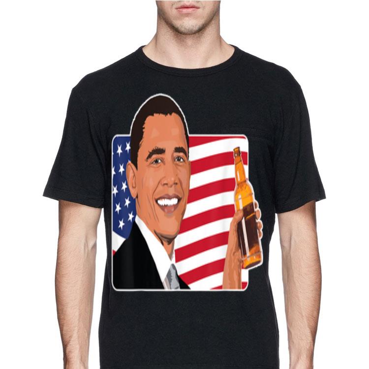 Obama American Flag Beer Funny Usa shirt 4 - Obama American Flag Beer Funny Usa shirt