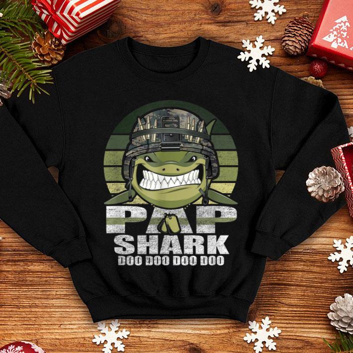 Pap Shark Doo Doo Army Veteran Father day 4th Of July shirt 4 - Pap Shark Doo Doo Army Veteran Father day 4th Of July shirt