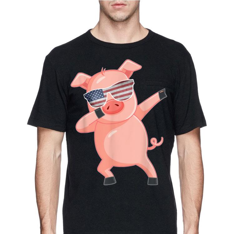4Th Of July Dabbing Pig Hog Patriotic American Flag Sunglass shirt 4 - 4Th Of July Dabbing Pig Hog Patriotic American Flag Sunglass shirt