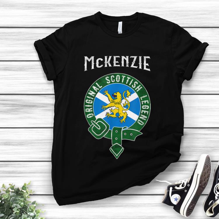 Awesome McKenzie Clan Scottish Legend Scotland Flag Belt shirt 1 - Awesome McKenzie Clan Scottish Legend Scotland Flag Belt shirt