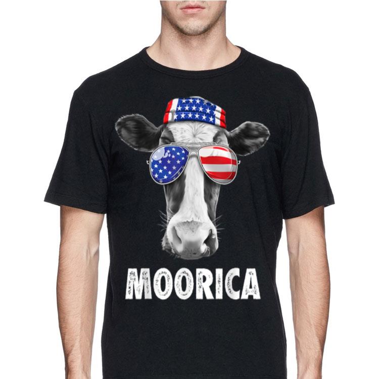 Cow 4th of July Moorica Merica Men Women USA Flag shirt 4 - Cow 4th of July Moorica Merica Men Women USA Flag shirt