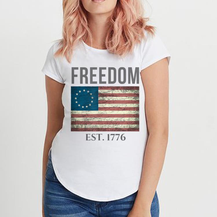 Freedom EST 1776 4th Of July Patriotic 13 Stars American Flag hoodie 1 - Freedom EST 1776 4th Of July Patriotic 13 Stars American Flag hoodie