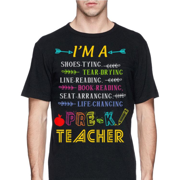 I m A Shoe Tying PreK Teacher Back To School shirt 4 - I'm A Shoe Tying PreK Teacher Back To School shirt