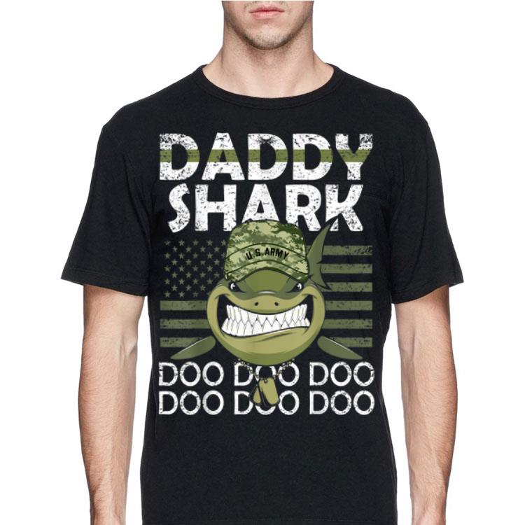 Military Veteran Army Daddy Shark Doo Doo Doo shirt 4 - Military & Veteran Army Daddy Shark Doo Doo Doo shirt