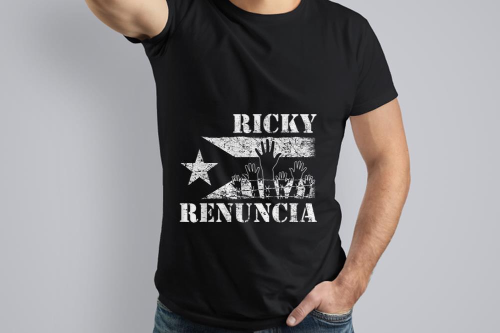 Nice Trend Ricky Renuncia Bandera Negra Puerto Rico Flag shirt 1 - Nice Trend Ricky Renuncia Bandera Negra Puerto Rico Flag shirt
