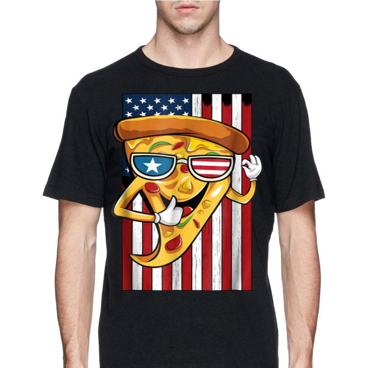 Pizza With Sunglasses USA American Flag 4th July shirt 4 - Pizza With Sunglasses USA American Flag 4th July shirt