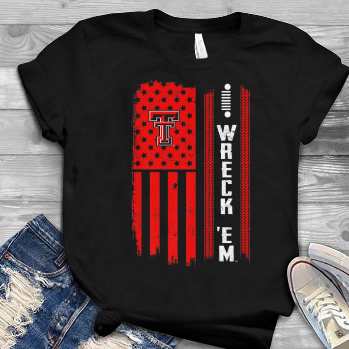 Texas Tech Red Raiders Nation Amrican Flag Youth tee 1 - Texas Tech Red Raiders Nation Amrican Flag Youth tee