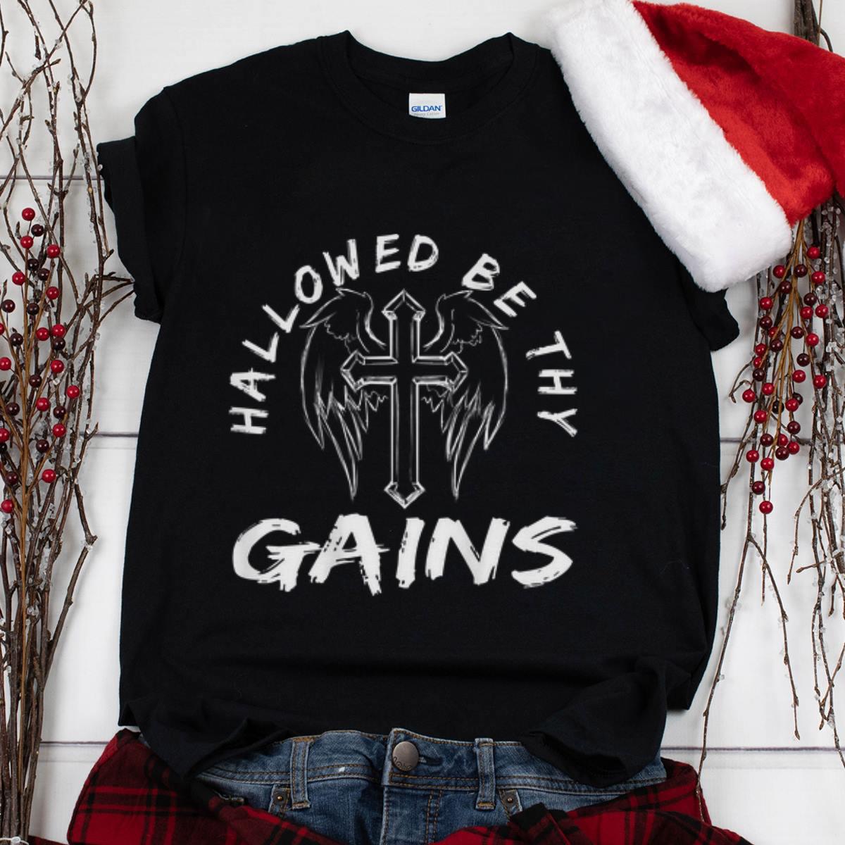 The Best Hallowed Be Thy Gains Weightlifting shirt 1 - The Best Hallowed Be Thy Gains Weightlifting shirt