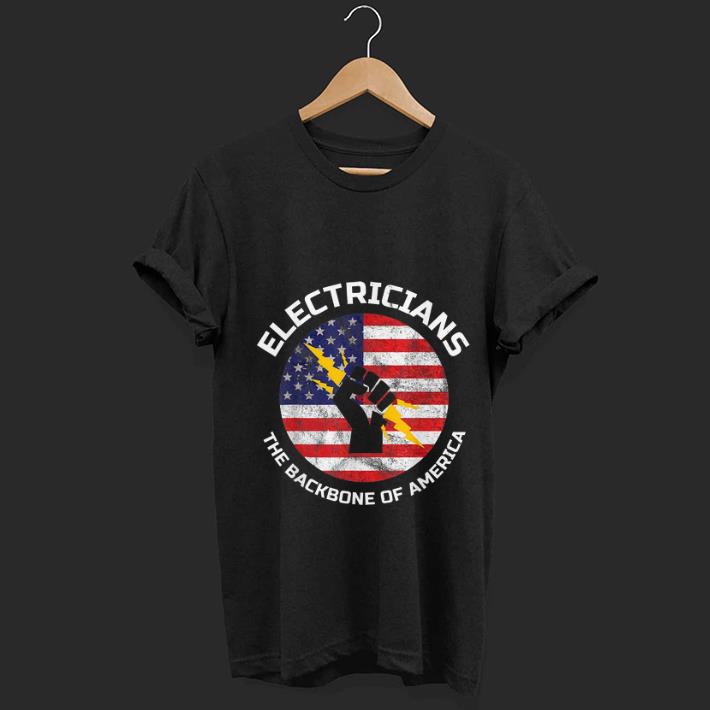 Wonderful USA Flag Electricians The Backbone Of America shirt 1 - Wonderful USA Flag Electricians The Backbone Of America shirt