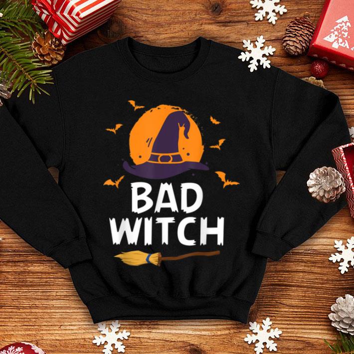 Awesome Bad Witch Broomstick Bats Hat For Halloween shirt 4 - Awesome Bad Witch Broomstick Bats Hat For Halloween shirt