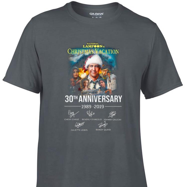 Awesome Christmas Vacation 30th Anniversary 1989 2019 Signature shirt 1 - Awesome Christmas Vacation 30th Anniversary 1989 2019 Signature shirt