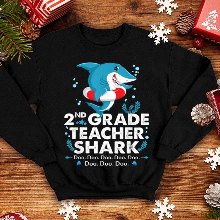 Beautiful 2nd Grade Teachers Shark Gift For Halloween Christmas shirt 4 - Beautiful 2nd Grade Teachers Shark Gift For Halloween Christmas shirt