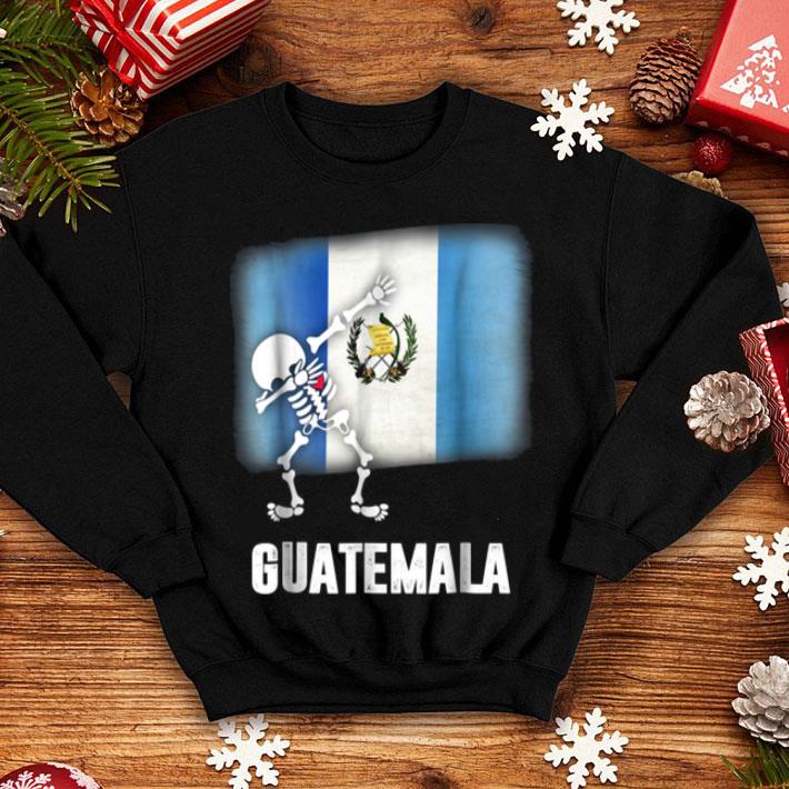 Beautiful Dabbing Skeleton Guatemala Flag Halloween shirt 4 - Beautiful Dabbing Skeleton Guatemala Flag Halloween shirt