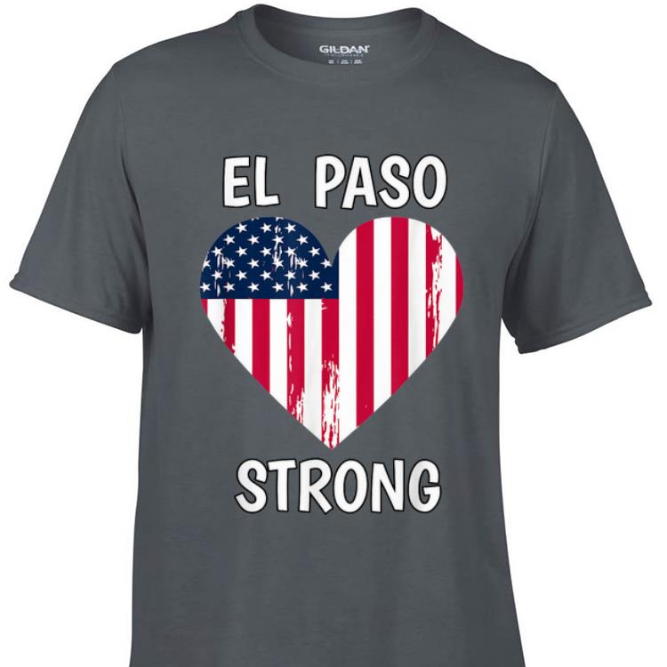 El Paso Strong American Flag Heart sweater 1 - El Paso Strong American Flag Heart sweater