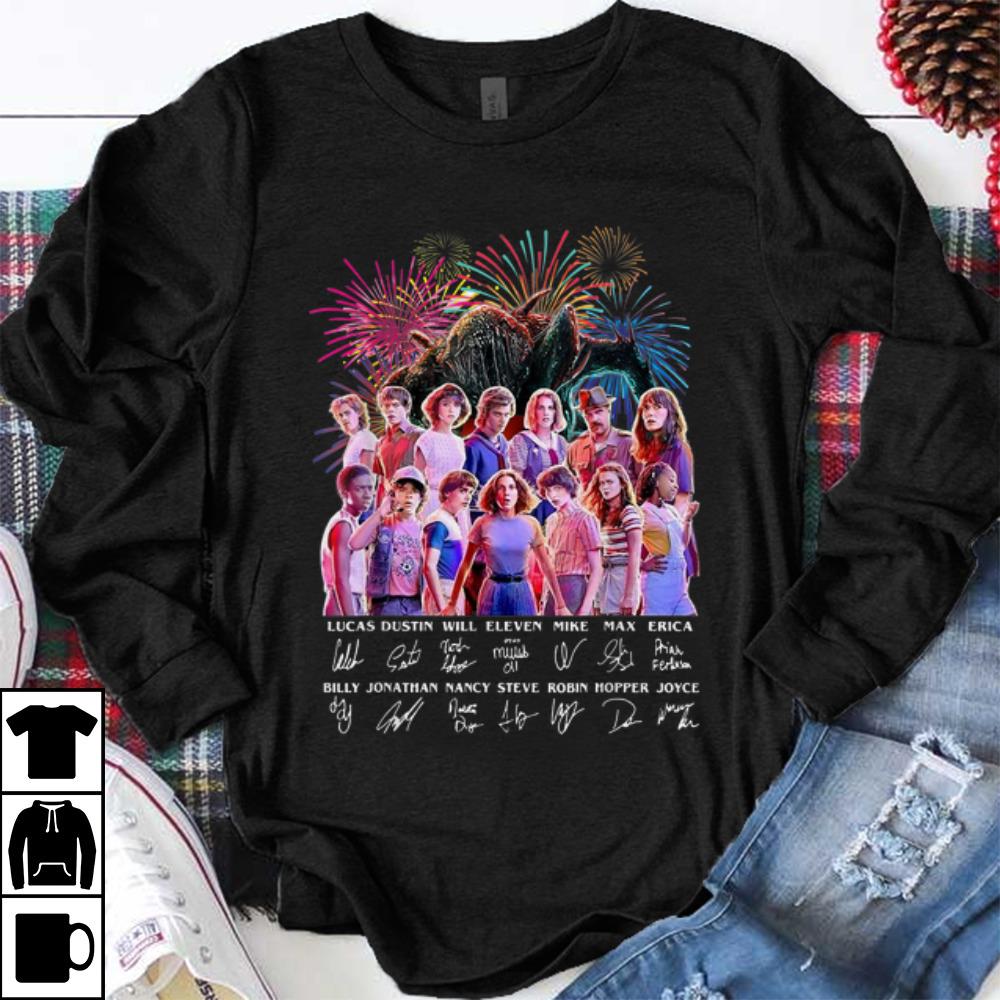 Funny Thank You For The Memories Stranger Things Firework Signature shirt 1 - Funny Thank You For The Memories Stranger Things Firework Signature shirt